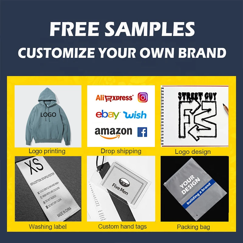 high quality heavy weight cotton stringless blank hoodie custom men streetwear oem logo custom hoodie