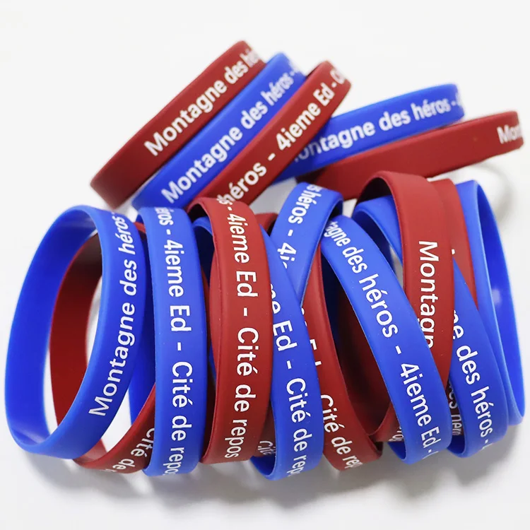 Kofei Custom Silicone Bracelets Make Your Own Rubber Wristbands With Message Logo/High Quality Personalized Silicon Wrist Band