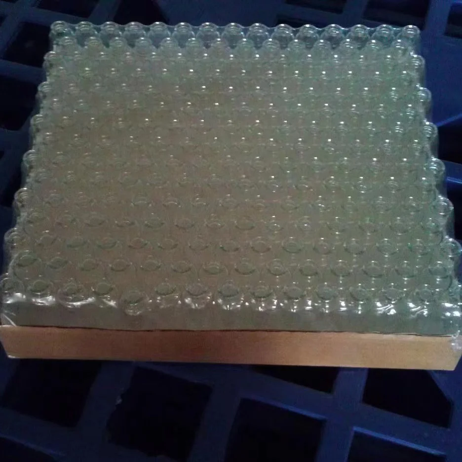 Customized Logo King Size 120mm 125mm Glass Tube Child Proof Glass Tube Packaging Container Glass Tube