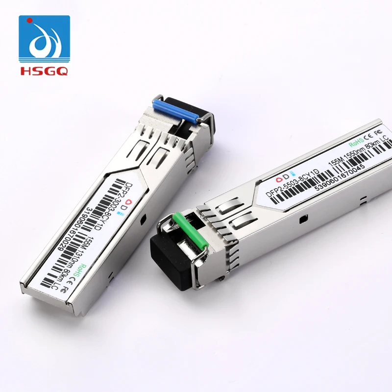 HSGQ 155 м 80 км слот LC одномодовый SFP 1550nm