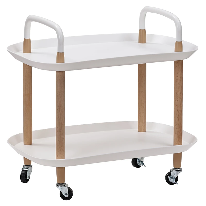 Metal Storage Serving Food Rotating 6 Tier Organizer Basket 2 Tier 4 Racks Plastic Kitchen Trolley In Kitchen