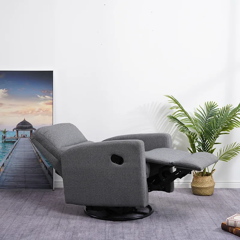 Modern Comfortable Leisure Adjustable Contemporary Living Room Sofa Manual Rocking Reclining Chair