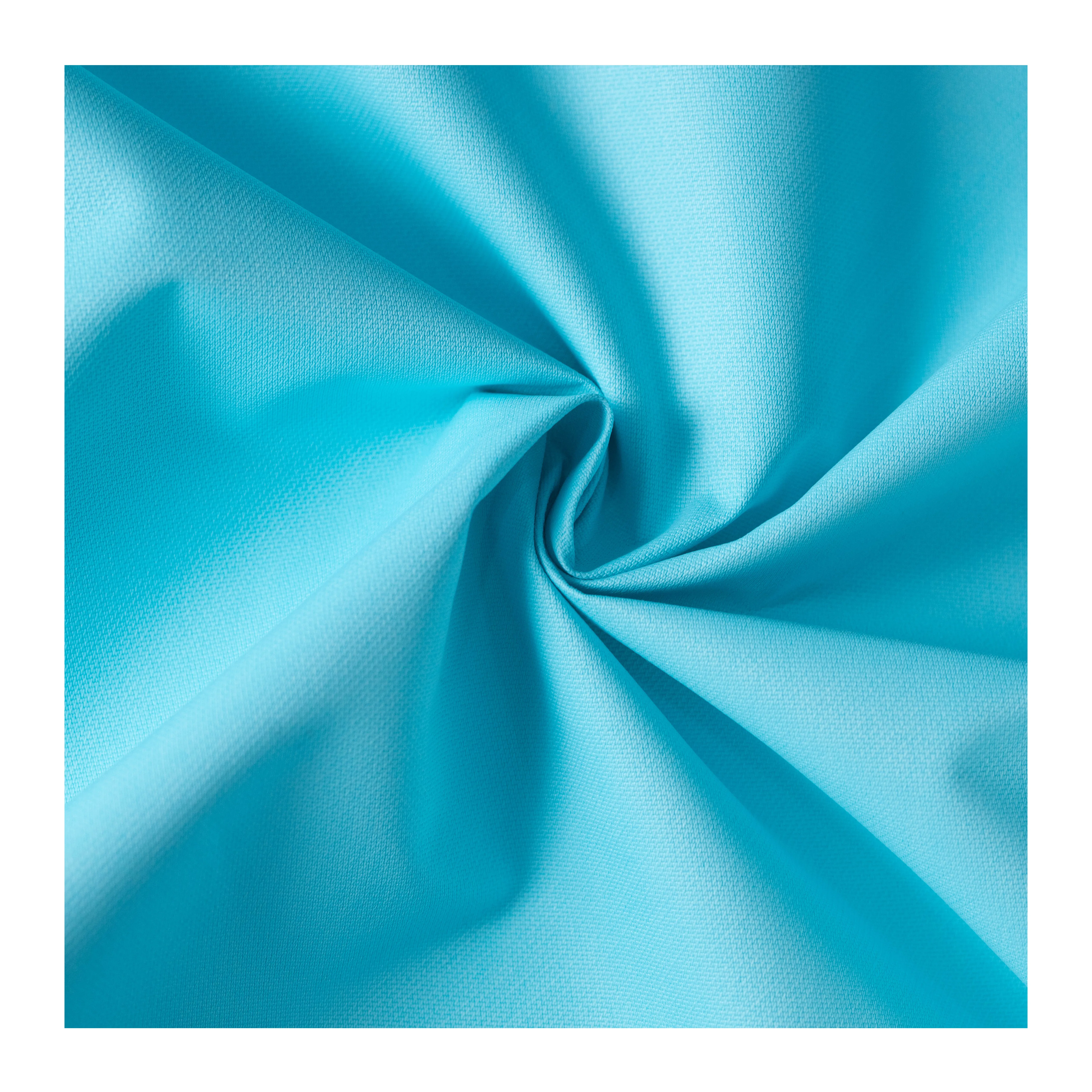 Multi-color Wholesale Microfiber Waterproof Smooth Breathable Elastic Tranquil Blue Polyester Pongee Fabric for clothing