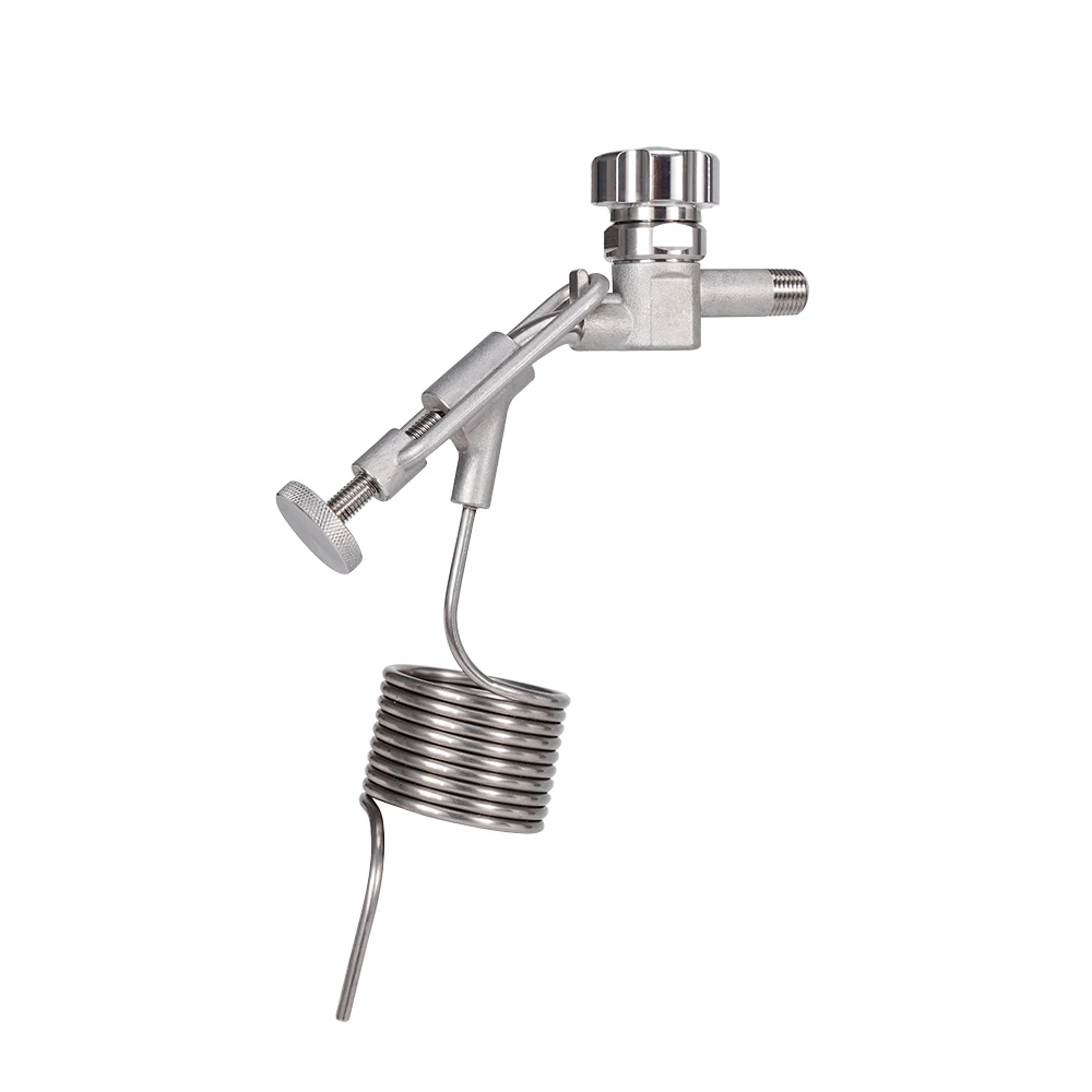High Quality Stainless Steel  Sanitary Beer Sampling Inflatable Valve Head