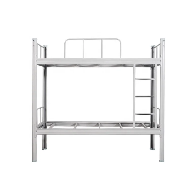 
High quality metal double bed iron army bed frame steel heavy duty bunk bed for adult letto 