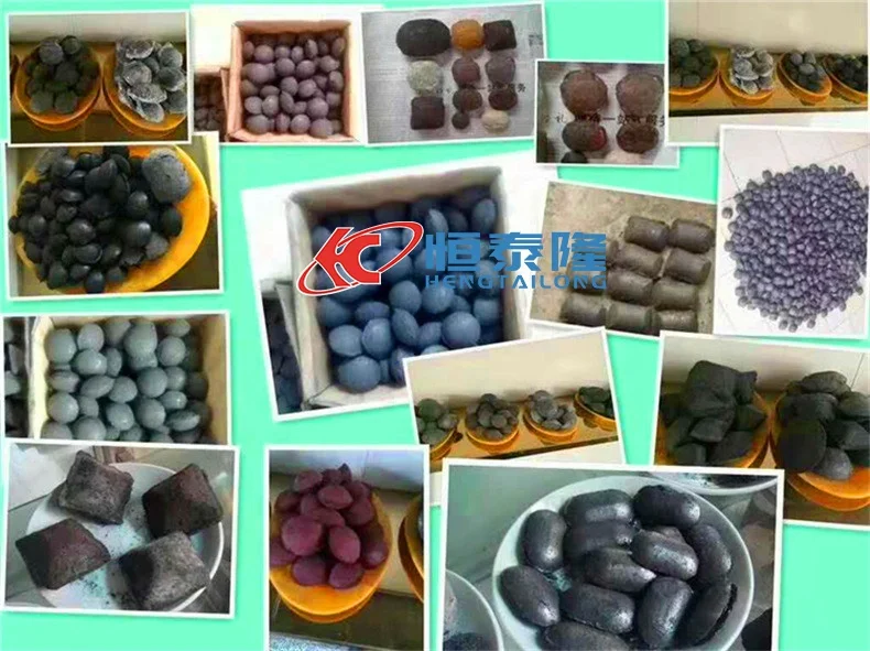 BBQ Coal and Charcoal Powder Briquette Pressing Making