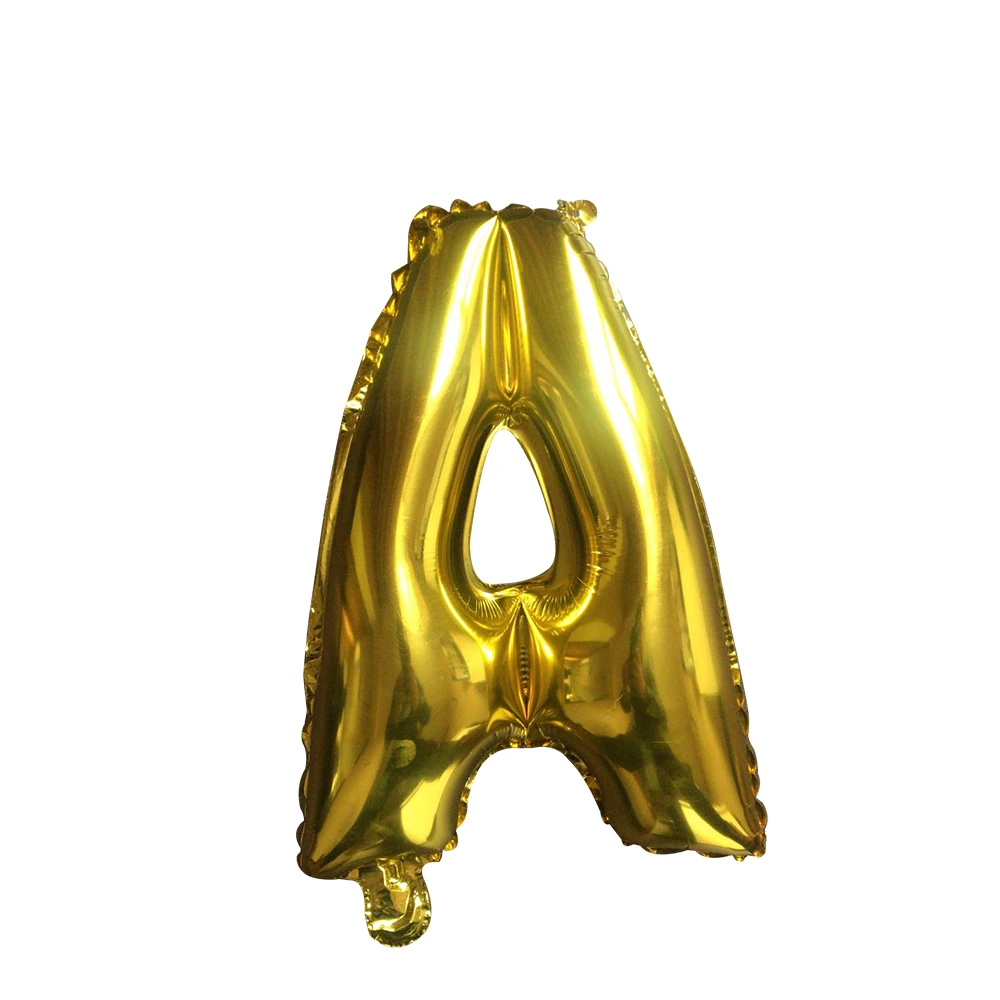 Chinese manufacturer letter foil balloon air fill foil balloon for party decoration