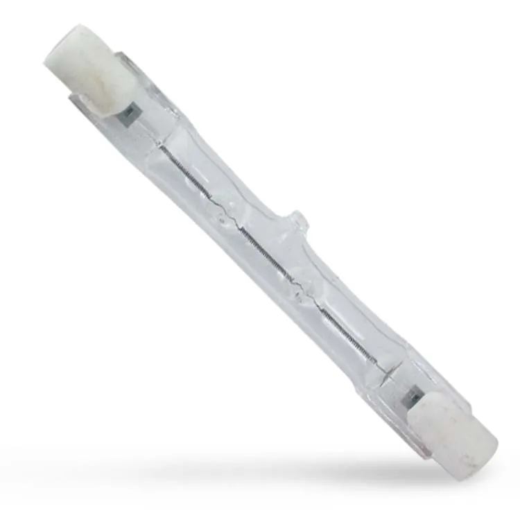2220lm 120W J78 R7S Clear Quartz Glass Halogen Linear Tube Lamp Equal to 150W Incandescent Bulbs , HAL-R7S