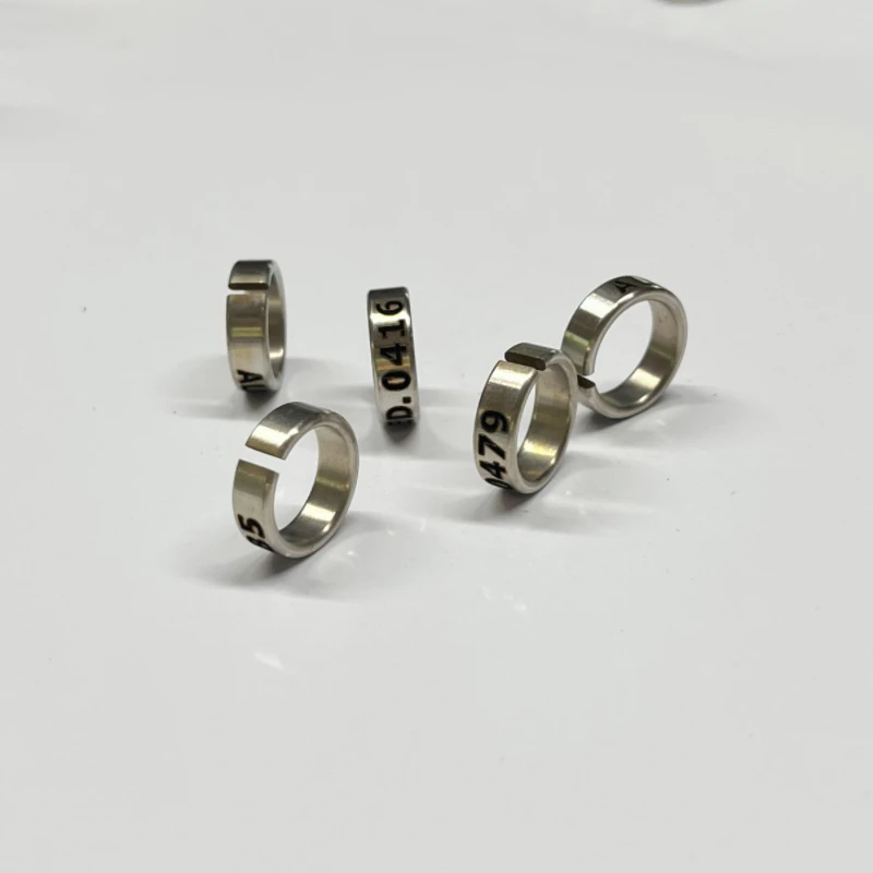 Manufacture Stainless foot Ring Open leg band for all kinds parrot pet pigeon chicken duck poultry foot band