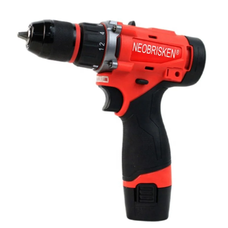 NEOBRISKEN 12V Cordless Impact Drill Dual Speed Multifunctional Electric Drill with Lithium Battery Brushless DIY Electric Drill