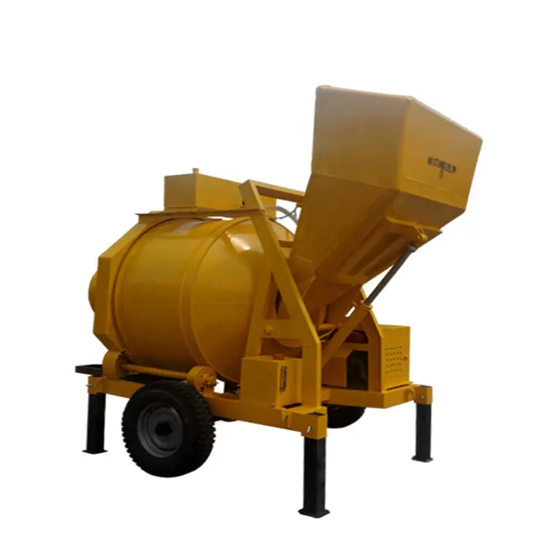 Concrete Mixer Jzc500 Drum Type Tipping Bucket Mixer 500L Fully Automatic Cement Mortar Mixer For Construction Sites