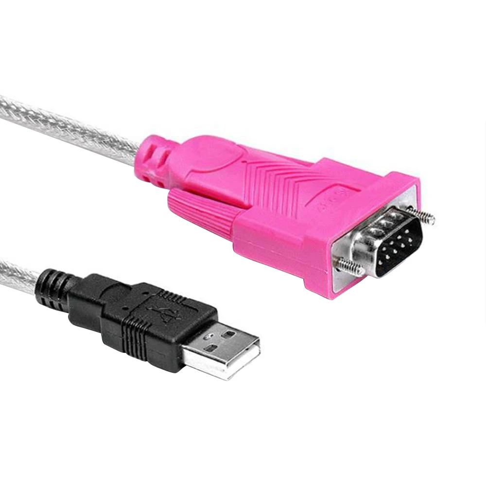 
1.5M USB to RS232 DB9 serial cable Nine-pin serial port transfer lineConnecting wire Adapter Cable For computer Camera 