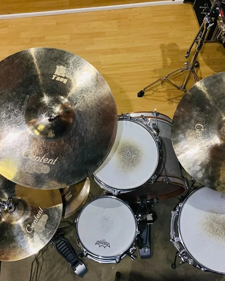 Wholesale cymbal set professional handmade b20 cymbals pack 5 pcs full size in stock