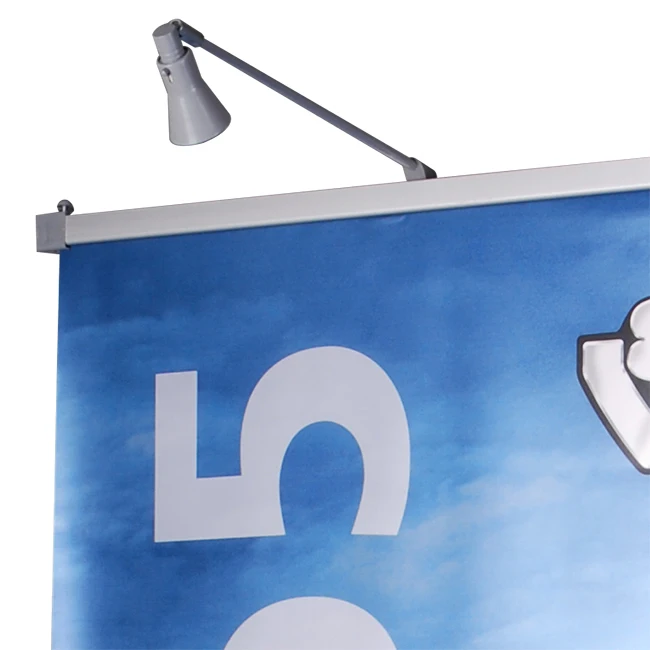 Custom Waterproof Advertising Standing Screen Three Sided banner Outdoor banner stand
