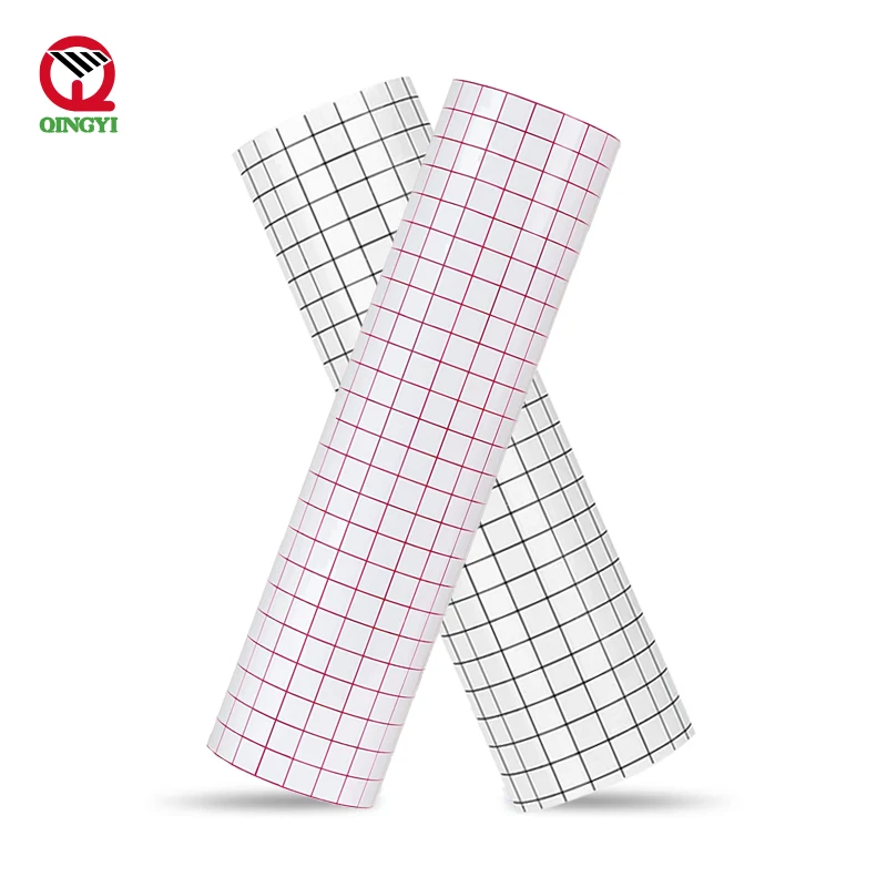 Qingyi Manufacturer Poster Material Transparent DIY Craft Cricut Application Film Self Adhesive Transfer Tape For Vinyl