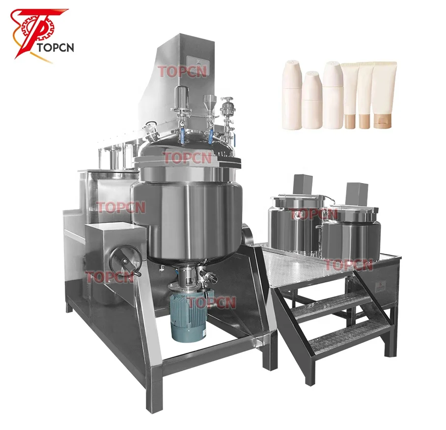 High Shear Food Vacuum Mixer Homogenizer Paste Mixing Tank
