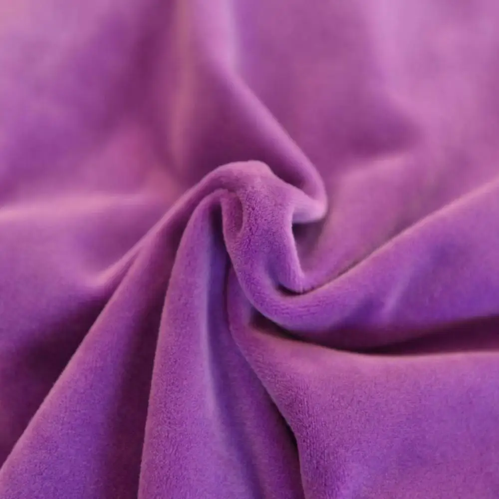 
Super soft crystal velvet fabric polyester bedding fabric 