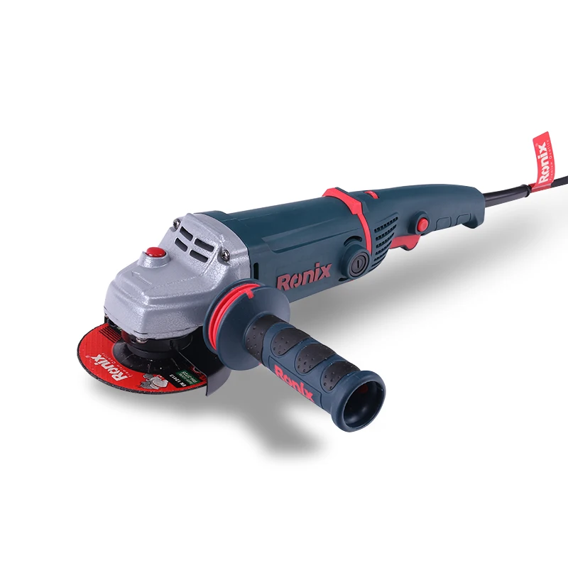 Ronix Model 3160 115mm Long Handle Mini Angle Grinder with Dimmer Switch