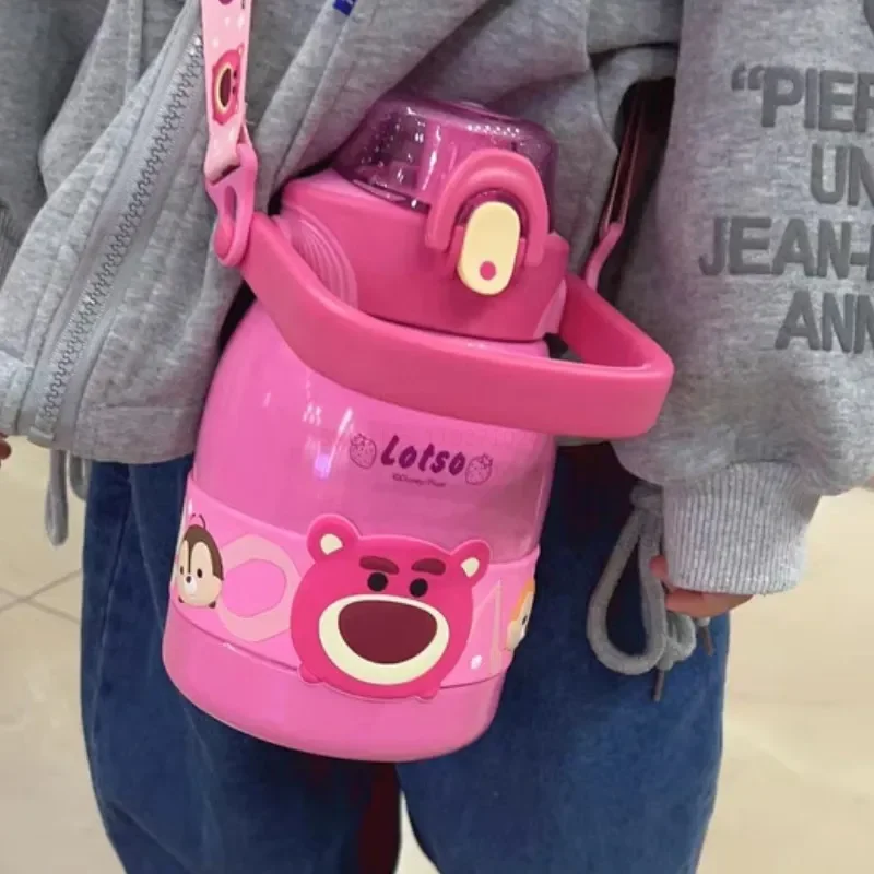 1000ml High-value alien Cartoon Girl Vacuum Cup Stainless Steel Large-capacity sealed Leak-proof Water Cup