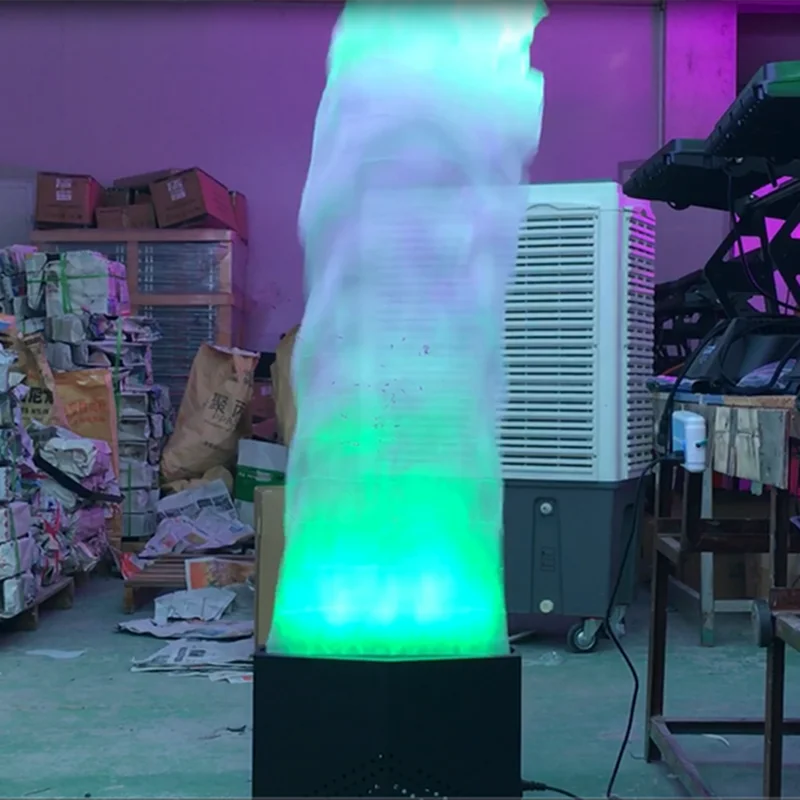 Topflashstar LED Red Blue Flame Fire Effect Light Hot Sell Silk Fire Light Stage Show Party Electronic Fire Machine Dmx Wedding