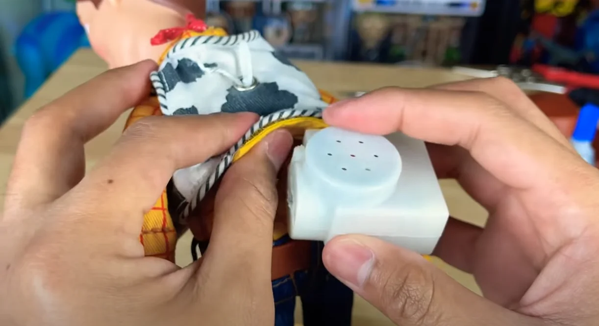 Small battery powered animal sound chip for plush baby toys programmable pull string voice box for kids and girl dolls