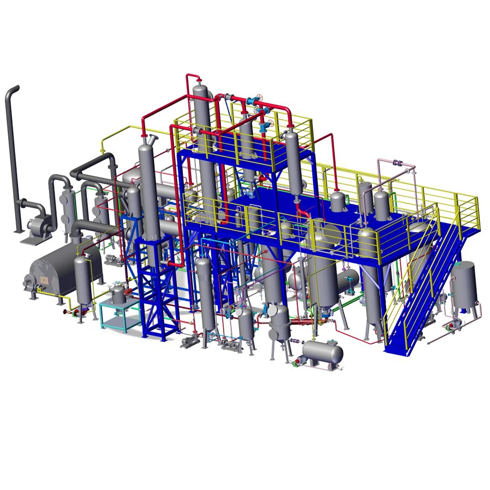 Diesel and base oil distillation equipment