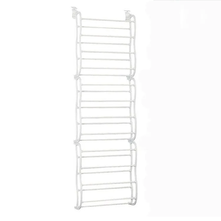 36 Pair Over Door Hanging Shoe Rack 12 Tier Shoe rack Storage Stand Multi-layer Easy Installation For bedroom