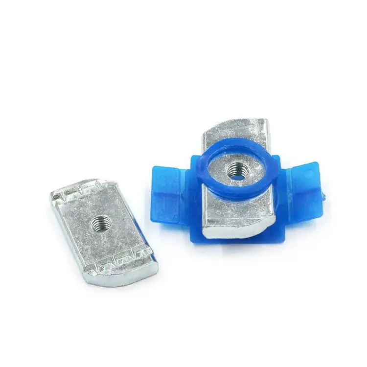 Yisen Factory manufacture Plastic wing nut channel spring nut  solar end clamps  high quality carbon steel
