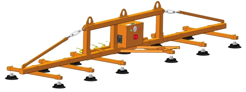 400-1200KG suction cup mini electric vacuum panel lifter for stone marble metal moving