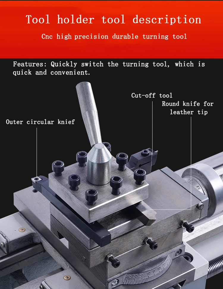 210 Precision Double Chuck Lengthened Manual Lathe Repair Billiard Cue