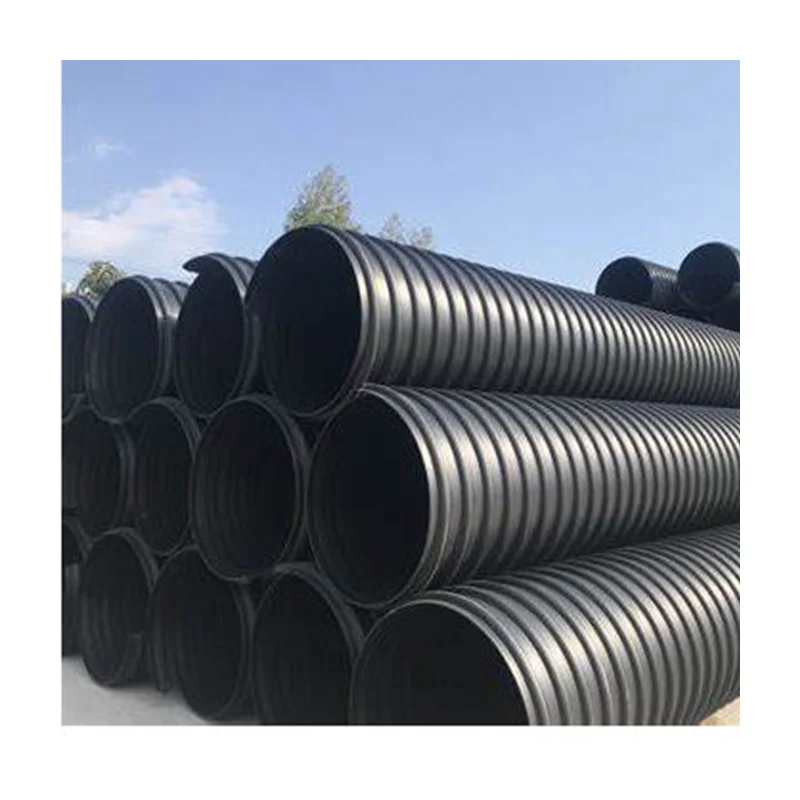 DN200-DN2800 diameter HDPE steel reinforced Pipe Small drainage resistance, high compressive strength
