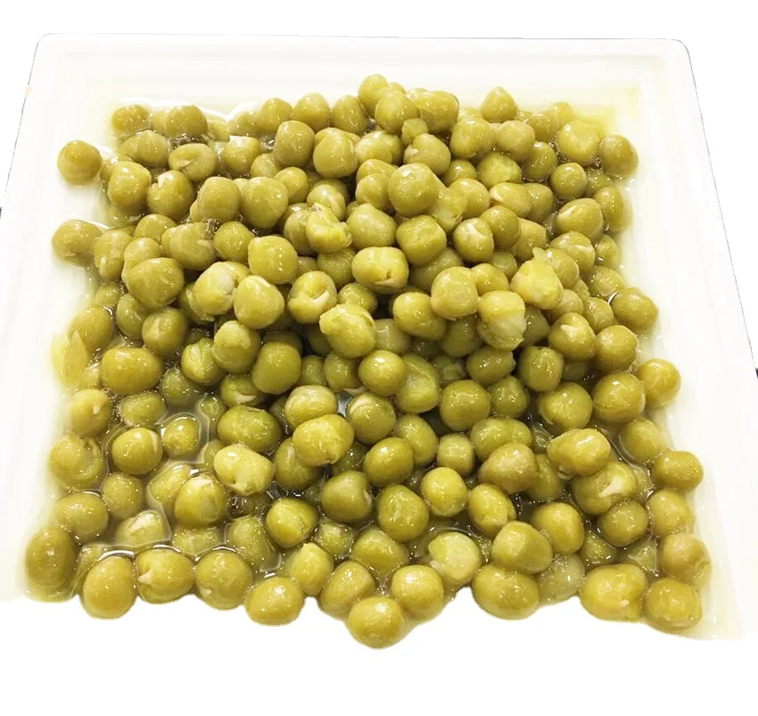 Canned green peas good quality from China factory soft green peas New crop season