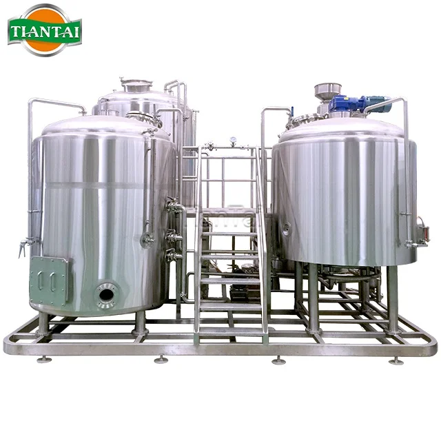 
3000L 30HL 25BBL Stainless steel steam heating 3 vessel professional commercial beer brewing systems for sale 