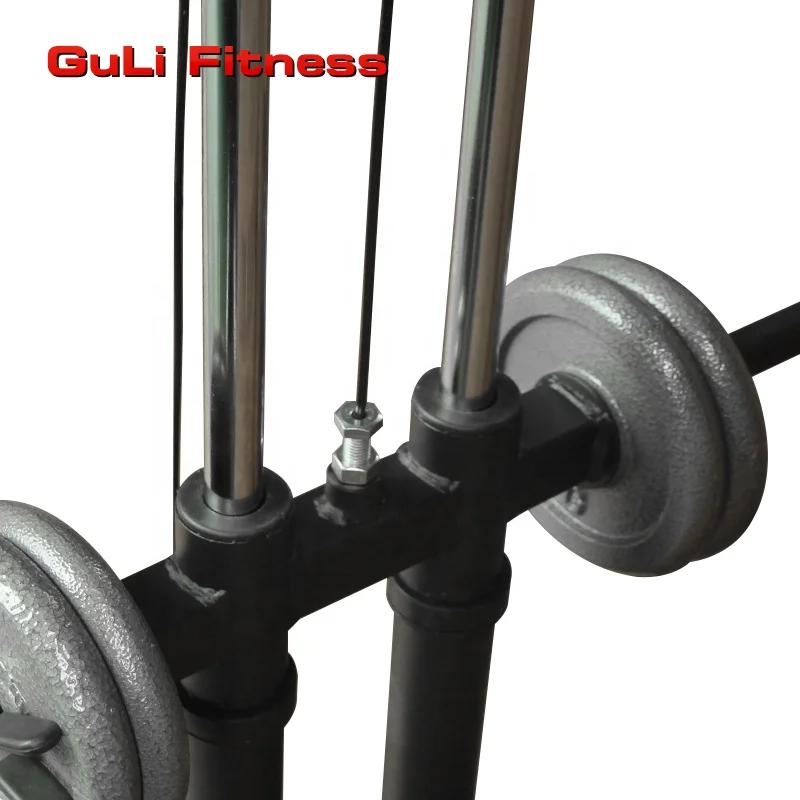 Guli Fitness Lat Pull Down Station Gym Equipment Low Row Cable Pulley Cable Machine Triceps Extensions Workout