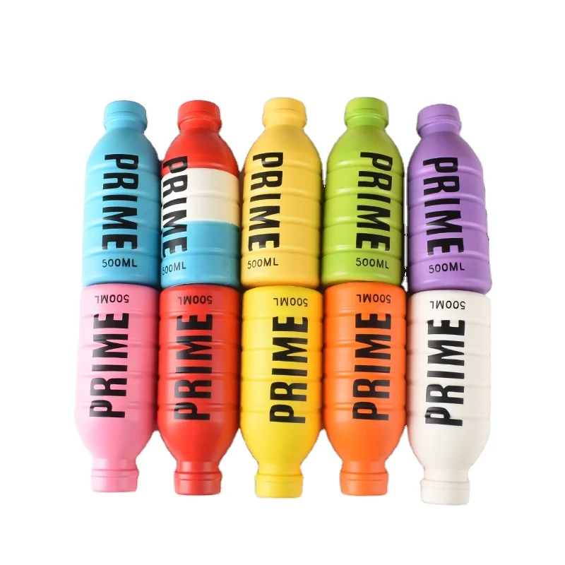 Hot Selling Slow Rising Squishes Relief Fidget Toys Prime Soft Drink Bottle Squishy Toys