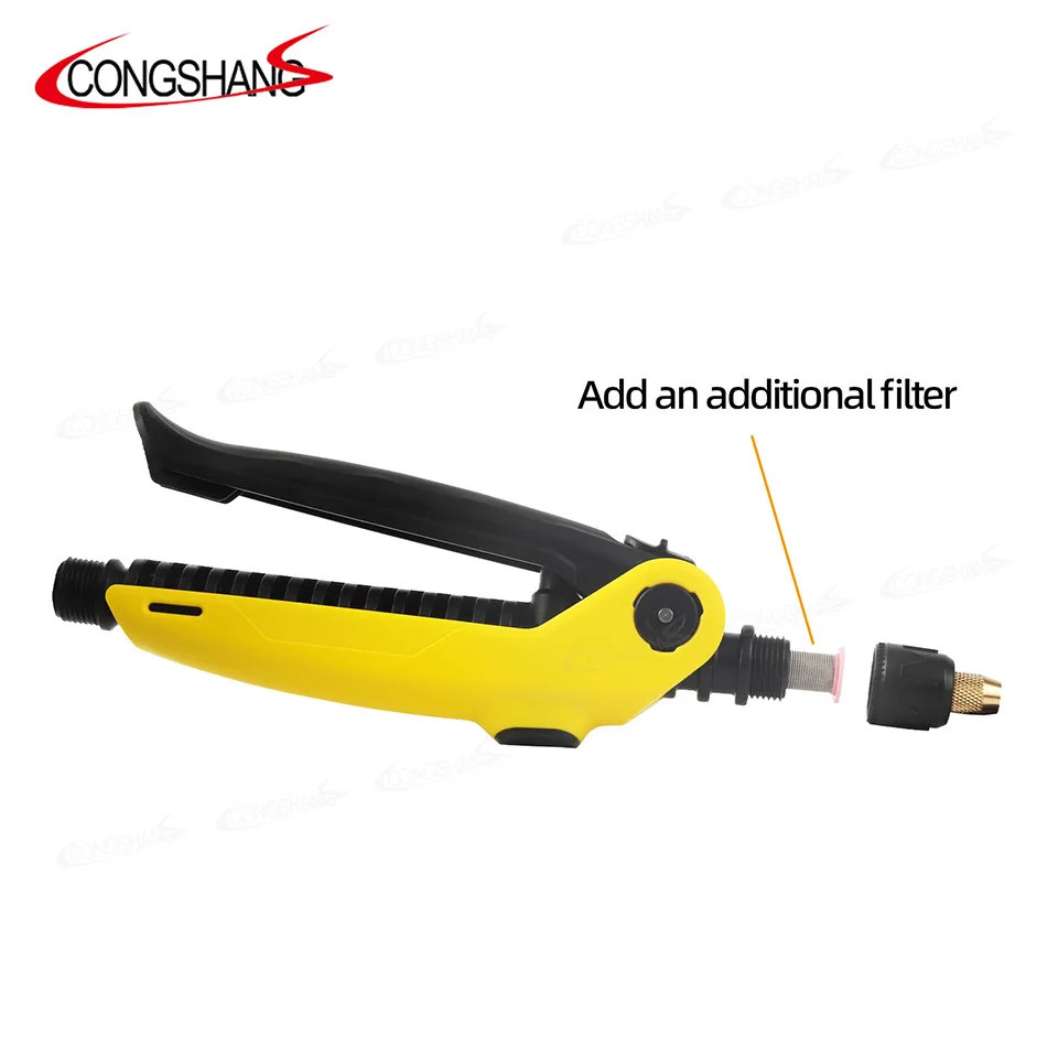 CONGSHANG Professional Hybrid Polymer Water Hose with Airless 70 psi Pressure Water Pump
