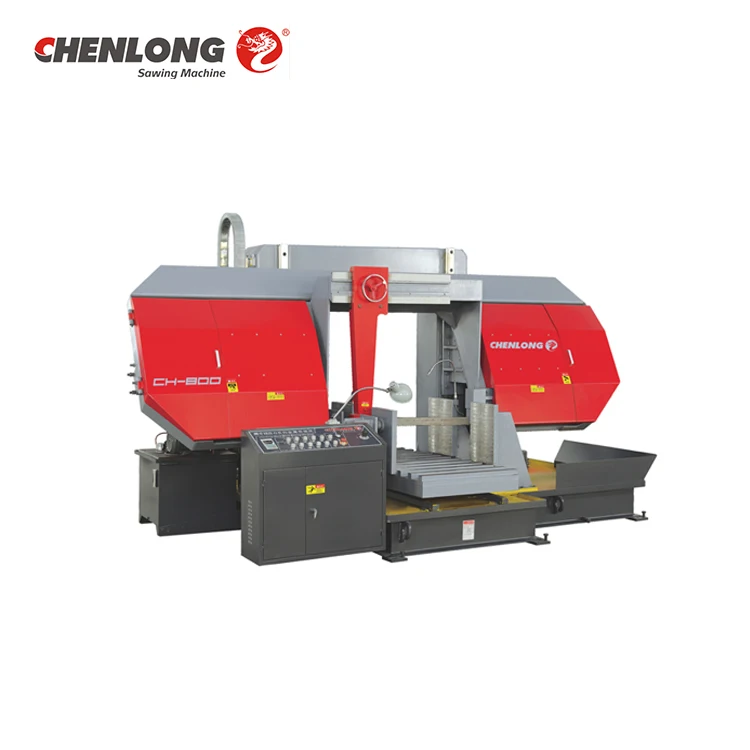 
CHENLONG CH-800 high quality horizontal band saw cutting iron 