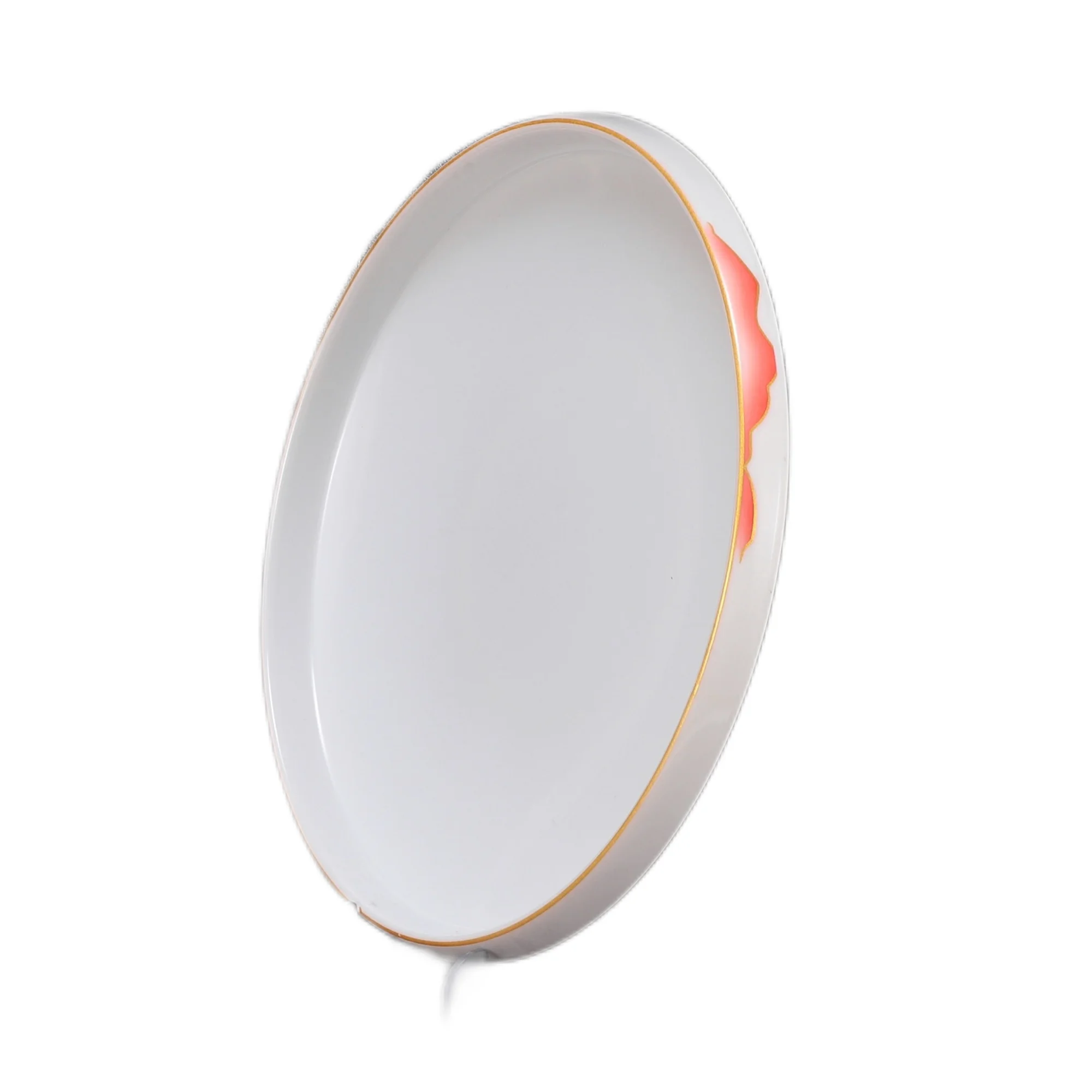 Factory price durable tableware sets melamine big round plates ECO-friendly OEM ODM welcome