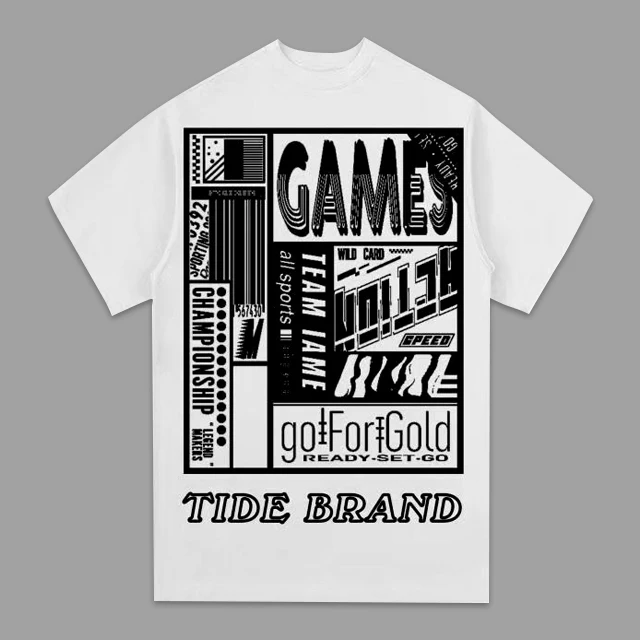 All over Print Vintage T Shirt 100% Cotton Clothing Printed Tee T Shirt Designer Graphic Heavyweight Oversized Custom Shirts