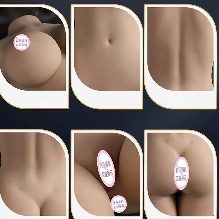 18kg  Factory supply sex toys for men half body sex doll with skeleton for man masturbation Women masturbator real love doll