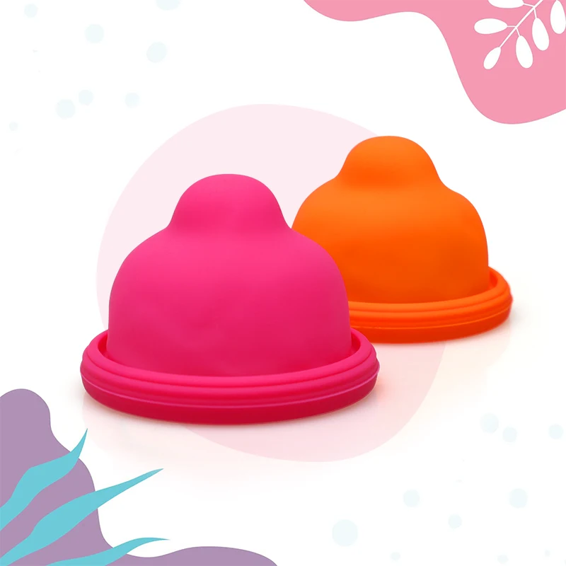 Wholesale classic design Reusable Disco ladies Disco Menstrual vaginales sexy cup  Sterilizing Silicone copa Menstrual Disk