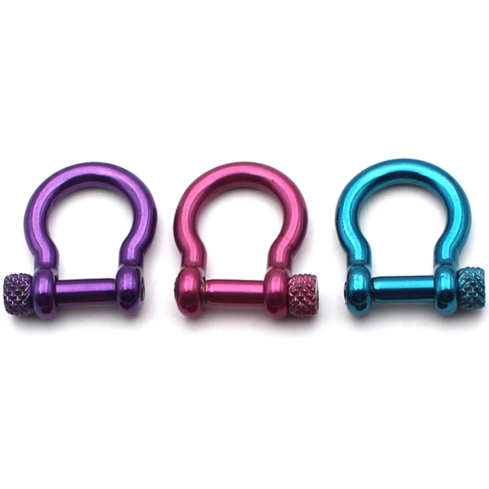 High Quality Metal Anchor Shackles Fashion Stainless Steel Bow Shackle Colours Paracord Bracelet Shackle