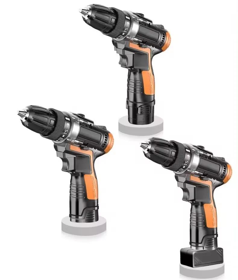 Batteries Industrial 21v Electric Cordless Driver electric  Power Tools Drill cordless drill