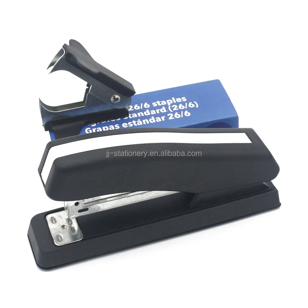 H-TONE High  Quality Basic Style Medium Sized Paper Stapler Manual Metal Office Stapler With Custom Logo Print