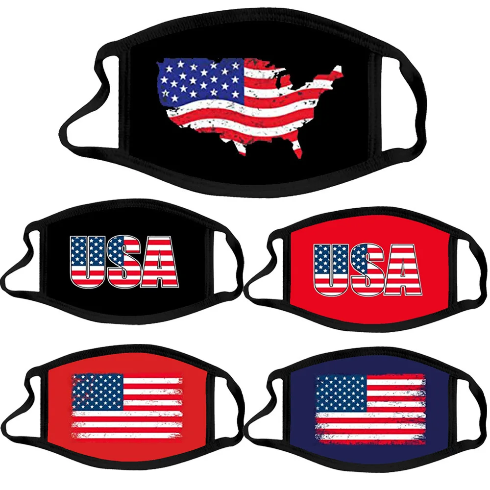 Customization America flag mask supporter mouth mask