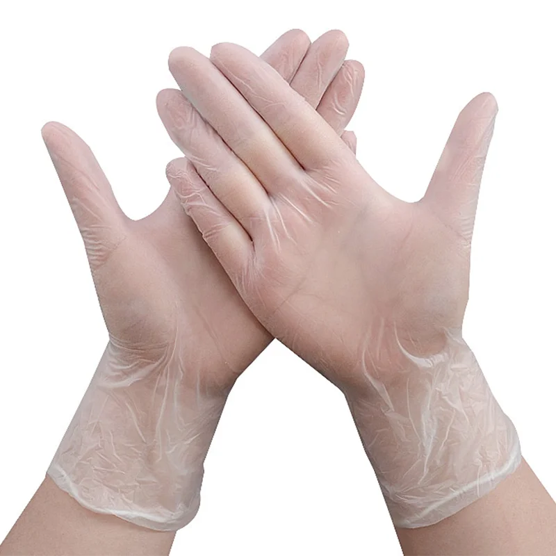 Hynaut custom high quality Disposable Vinyl gloves food grade powder free