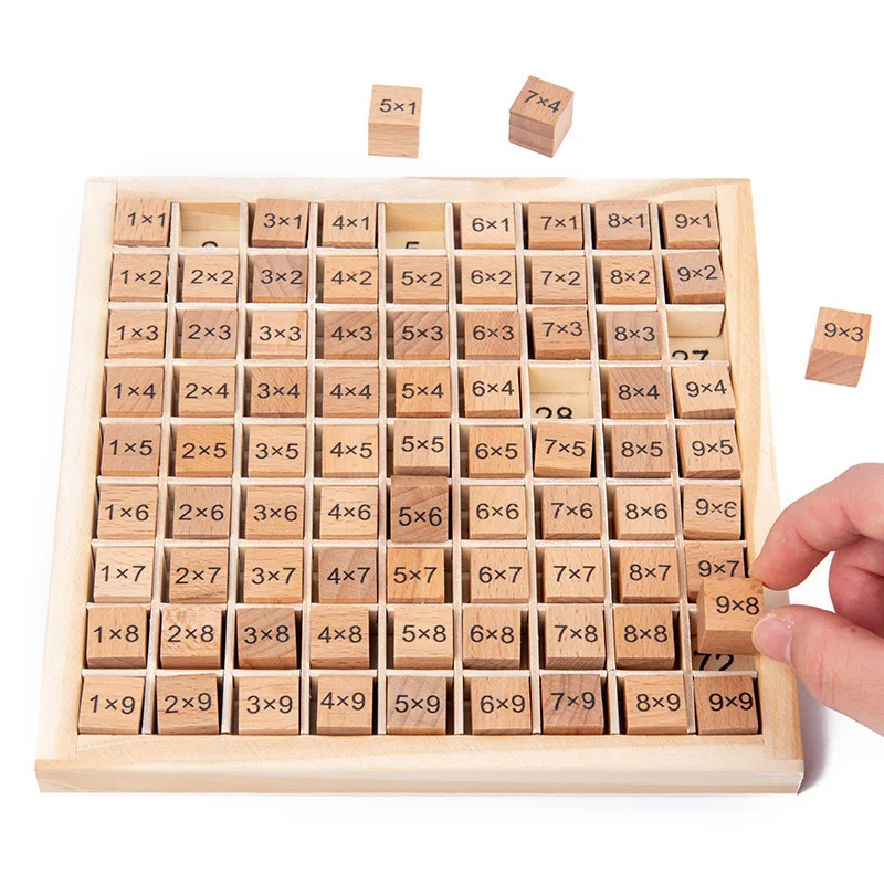 math toy wooden toys children baby toys 99 multiplication tables math arithmetic teaching aids 99 multiplication table