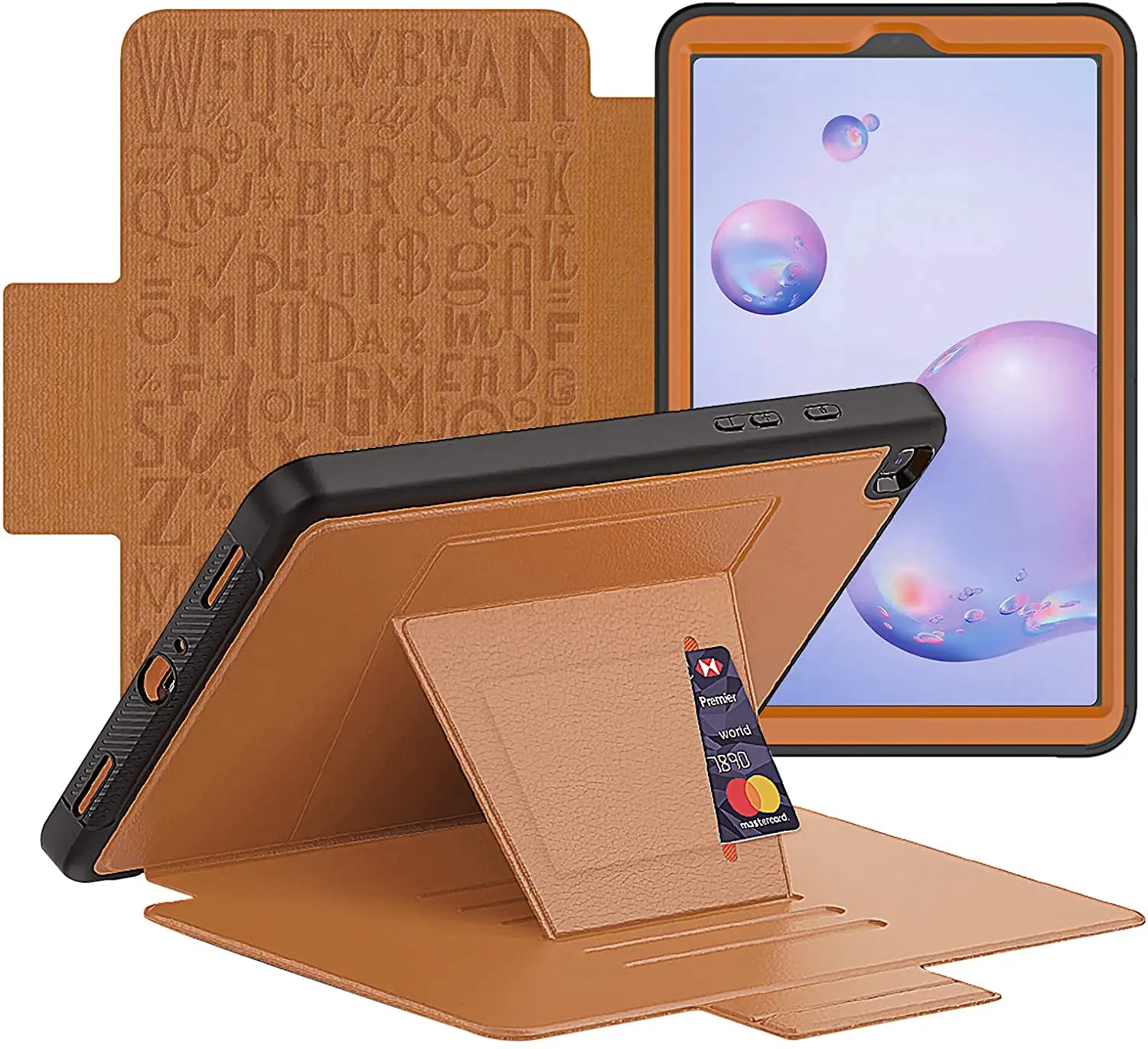 
PU leather case for Galaxy Tab A 8.4 Case 2020 SM-T307 Premium Leather Cover with Magnetic Stand Card Holder Magnetic Buckle 