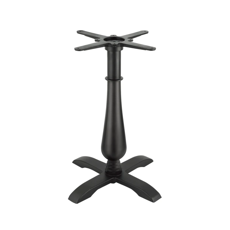 bronze tulip restaurant wooden custom european black metal counter height table base for dining table