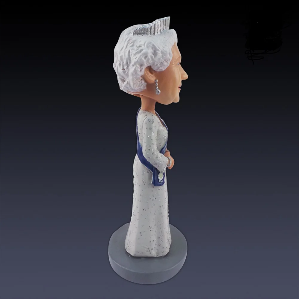 Wholesale living room wine cabinet decorations small knick-knacks  resin ornaments Queen of England